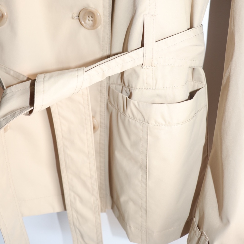 GIACCA Trentch Beige Short  Jacket - Picture 8 of 8